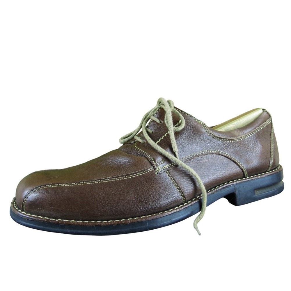 Sandro Moscoloni Men  Derby Oxfords Brown Leather Size‎ 10 Medium  Used 2025